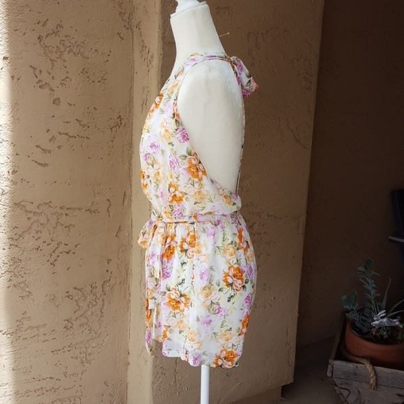 Belly Alternative The Summer I Turned Pretty Floral Halter Romper - Picture 5 of 8